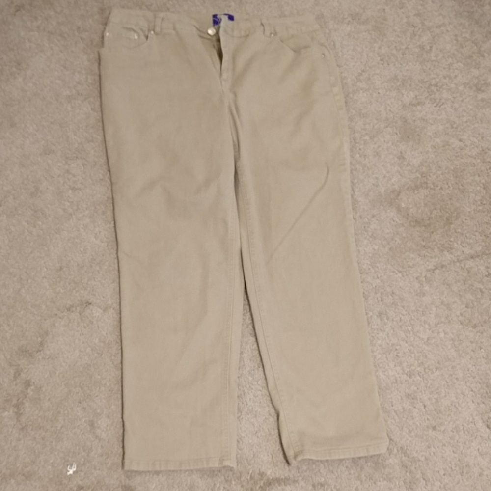 Just my size tan/khaki twill pants